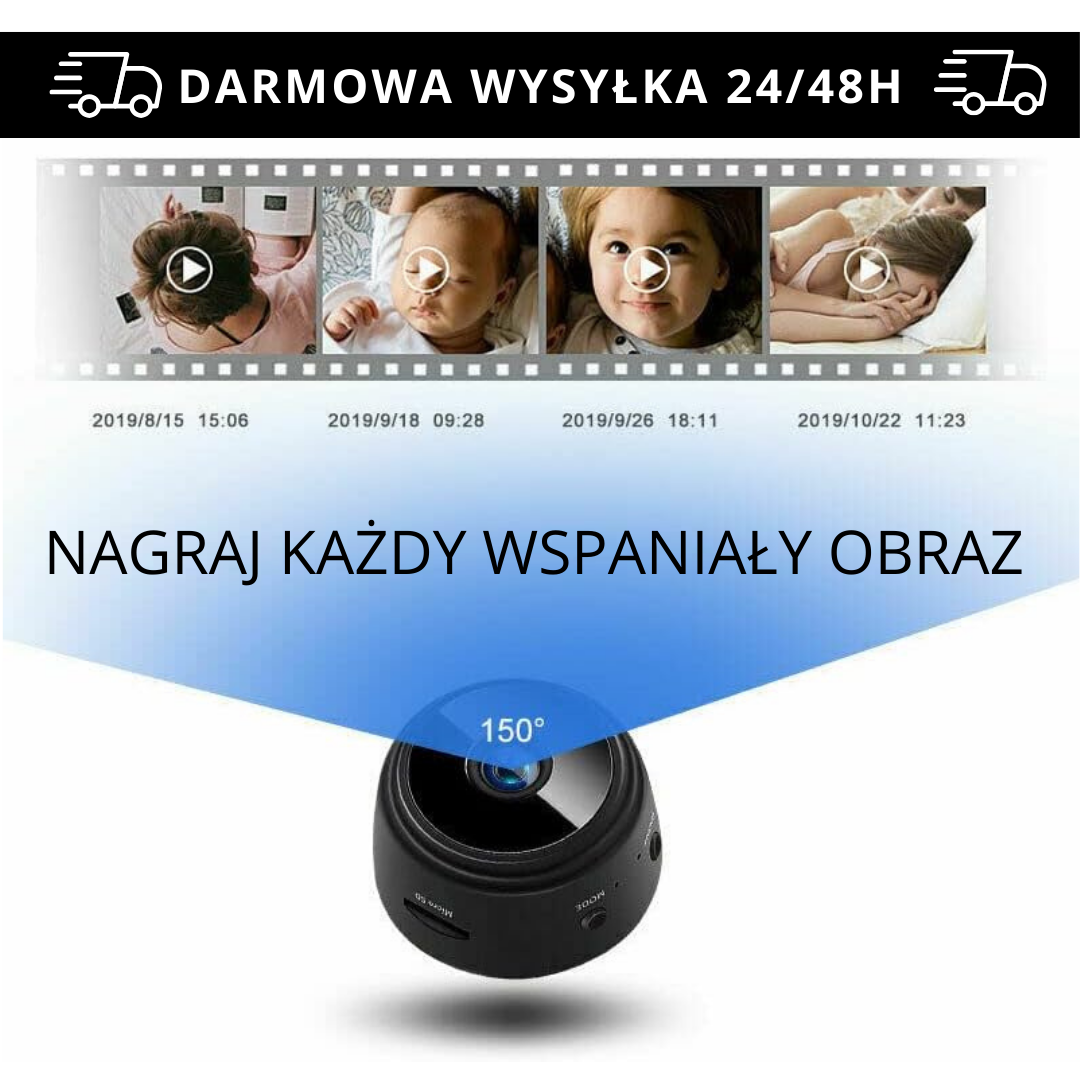 Minikamera szpiegowska 1080p HD