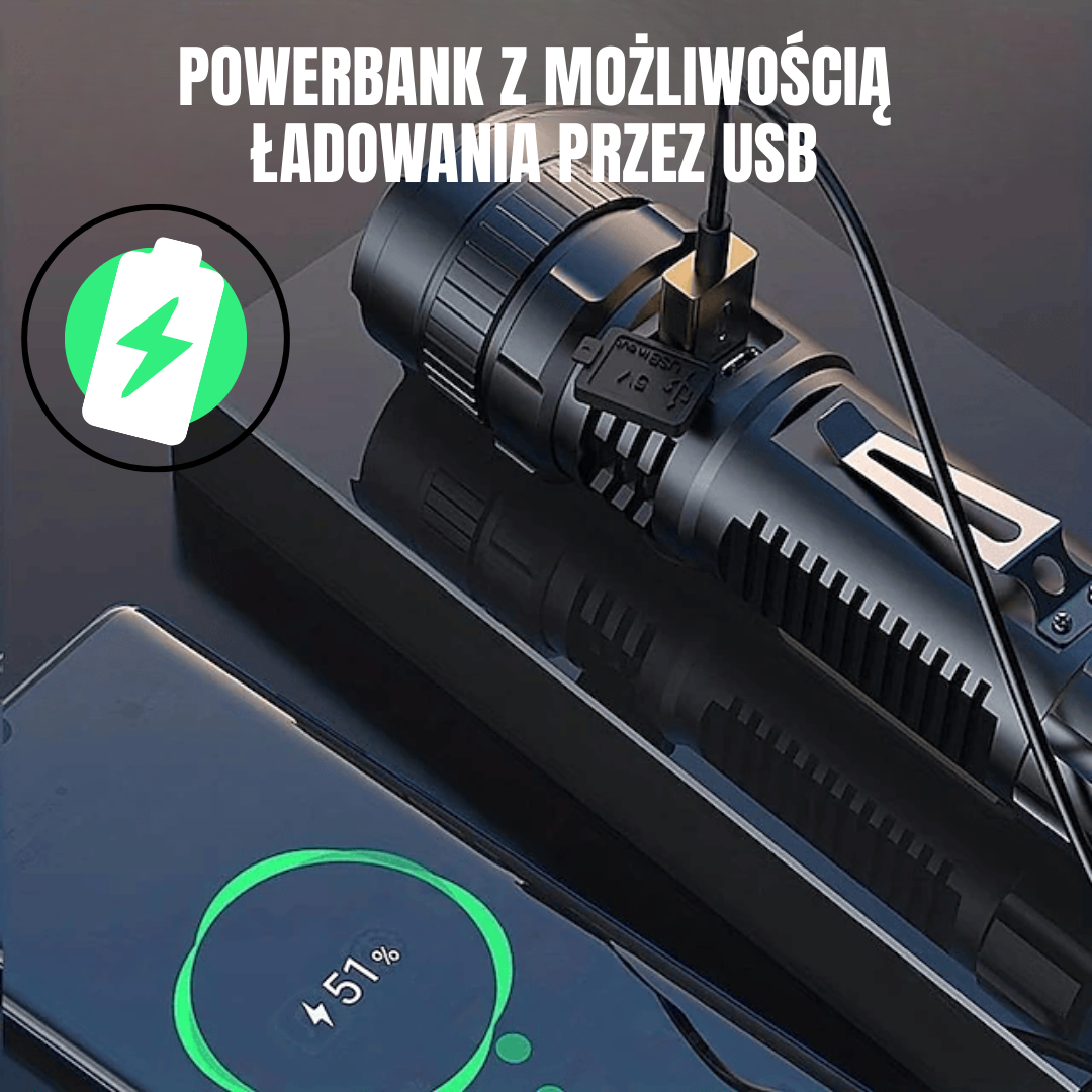 Latarka taktyczna LED