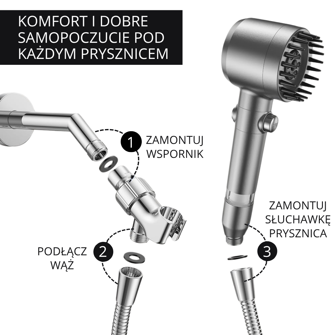 Głowica prysznicowa wysokociśnieniowa