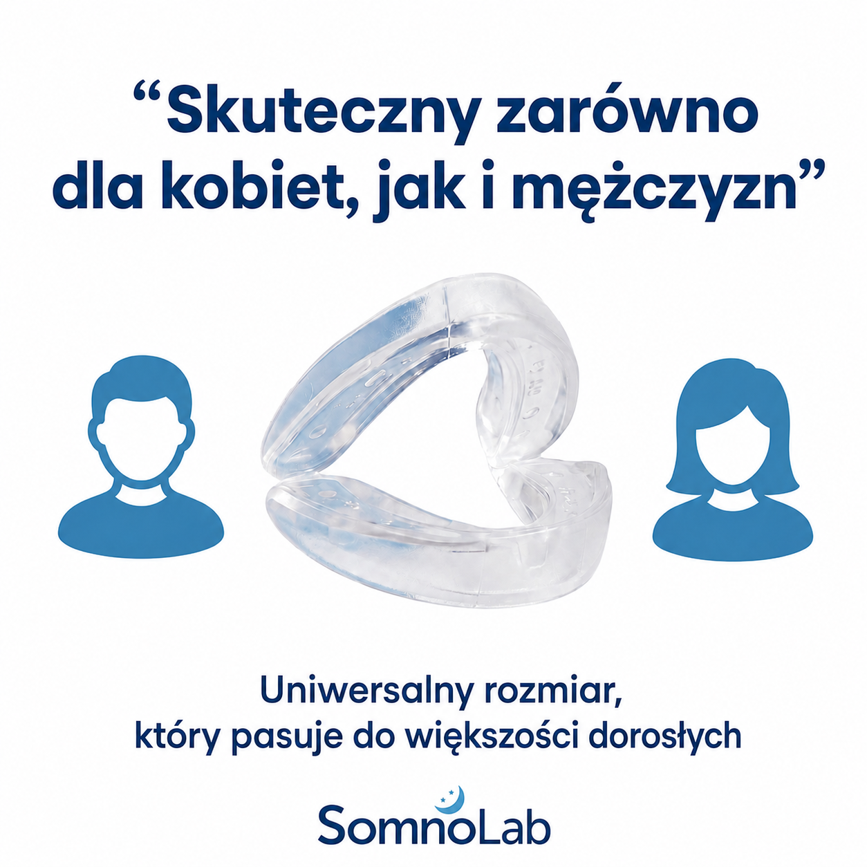 Pozbądź się chrapania już od pierwszej nocy – SomnoLab (+ HIGIENICZNE ETUI OCHRONNE GRATIS)