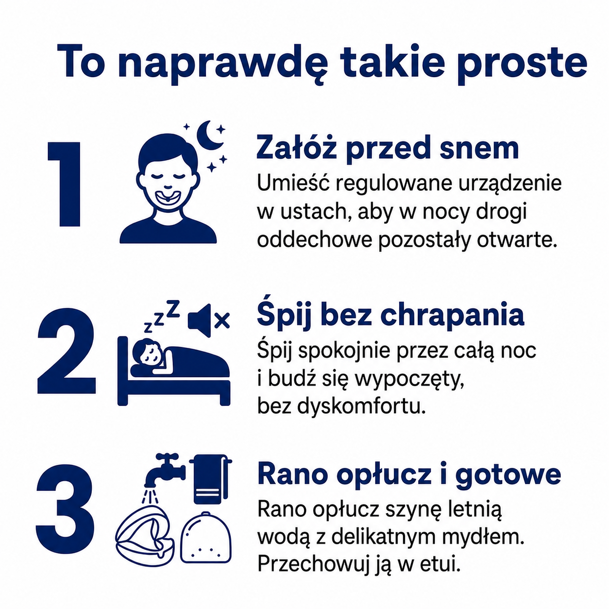 Pozbądź się chrapania już od pierwszej nocy – SomnoLab (+ HIGIENICZNE ETUI OCHRONNE GRATIS)