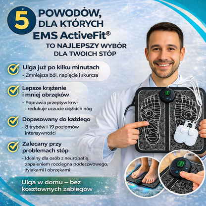 1+1 GRATIS l Masażer do stóp EMS Footie® z 8 trybami i 19 prędkościami
