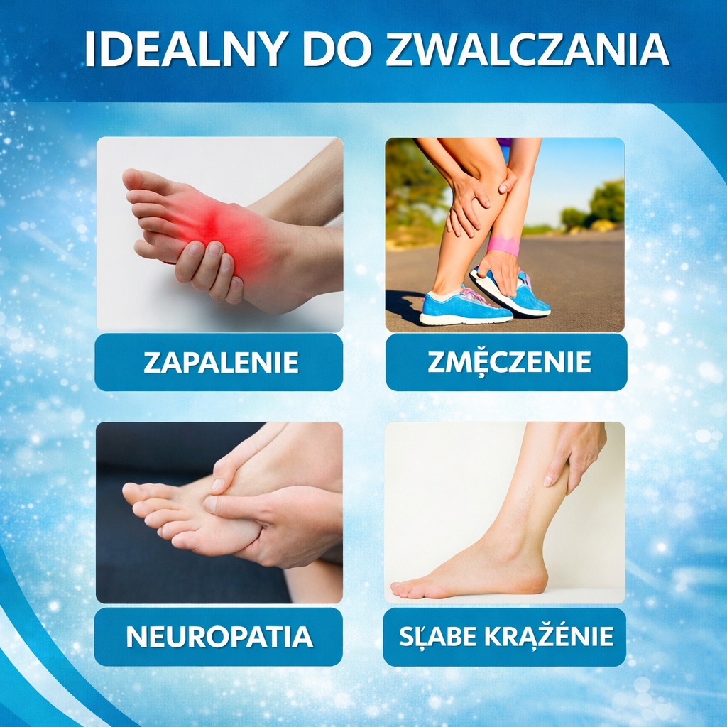 1+1 GRATIS l Masażer do stóp EMS Footie® z 8 trybami i 19 prędkościami