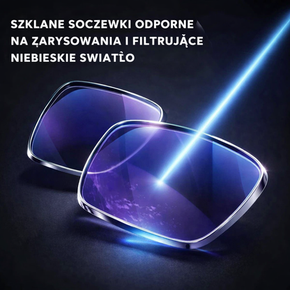 Inteligentne Okulary Progresywne Ray™ (Wyraźne widzenie z bliska, na średnią odległość i z daleka w jednej parze okularów) Bez recepty | Skórzane etui w zestawie | 30 dni gwarantowanego testu